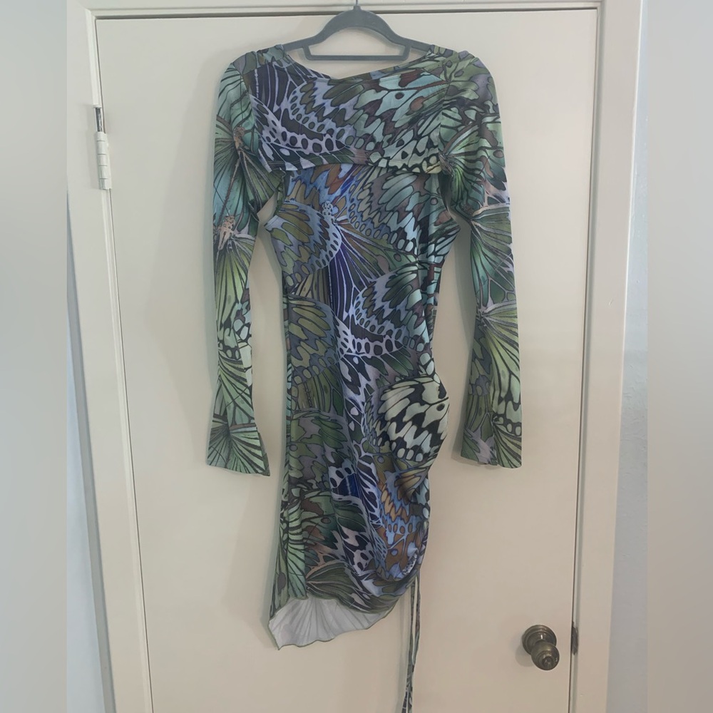Jaded London Butterfly Print Dress - Picture 13 of 15